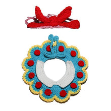 Load image into Gallery viewer, Hand-Knitted Snow White Pet Collar - San Frenchie