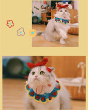 Load image into Gallery viewer, Hand-Knitted Snow White Pet Collar - San Frenchie