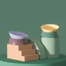 Load image into Gallery viewer, Colorful Rubber Cat Bowl - San Frenchie