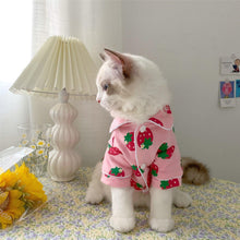 Load image into Gallery viewer, Cat Strawberry Pajamas - San Frenchie