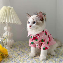 Load image into Gallery viewer, Cat Strawberry Pajamas - San Frenchie