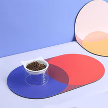 Load image into Gallery viewer, Simple Oval Waterproof Food Mat - San Frenchie