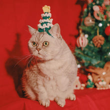 Load image into Gallery viewer, Hand-Woven Christmas Tree Knitted Hat - San Frenchie