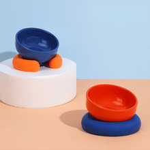 Load image into Gallery viewer, Colorful Ceramic Cat Bowl with Non-slip Base - San Frenchie