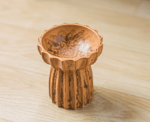 Load image into Gallery viewer, Hand Made Multi Color Raised Ceramic Cat Bowl - San Frenchie
