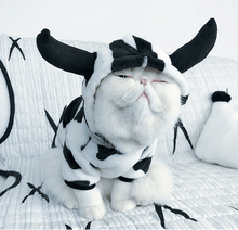 Load image into Gallery viewer, Cow Shaped Pet Hoodie Custom - San Frenchie