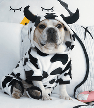 Load image into Gallery viewer, Cow Shaped Pet Hoodie Custom - San Frenchie