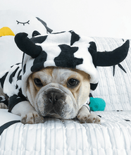 Load image into Gallery viewer, Cow Shaped Pet Hoodie Custom - San Frenchie