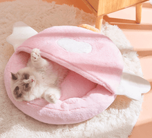 Load image into Gallery viewer, Cozy Angel Pet Sleeping Bag - San Frenchie