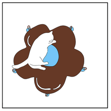 Load image into Gallery viewer, Fluffy Animals Series Pet Sleeping Mat - San Frenchie
