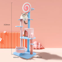 Load image into Gallery viewer, Candy World Cat Climbing Tree