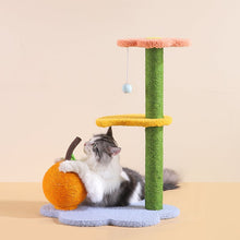 Load image into Gallery viewer, Flower Design Cat Climbing Tree
