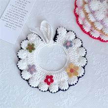 Load image into Gallery viewer, Hand-Knitted Flower Pet Collar - San Frenchie