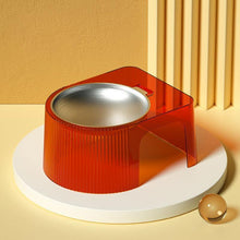 Load image into Gallery viewer, Geometry Transparent Pet Bowl - San Frenchie