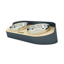 Load image into Gallery viewer, Double Side Leather Pet Double Bowl - San Frenchie