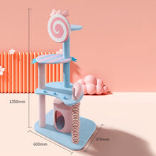 Load image into Gallery viewer, Candy World Cat Climbing Tree