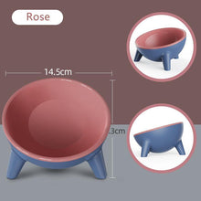 Load image into Gallery viewer, Contrasting Color Oblique Pet Bowl - San Frenchie