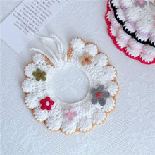 Load image into Gallery viewer, Hand-Knitted Flower Pet Collar - San Frenchie