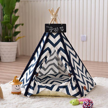 Load image into Gallery viewer, Colorful Wave Pet Tent - San Frenchie