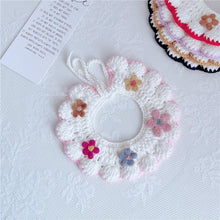 Load image into Gallery viewer, Hand-Knitted Flower Pet Collar - San Frenchie