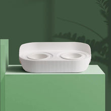Load image into Gallery viewer, Bear Shaped Bone China Cat Bowl - San Frenchie