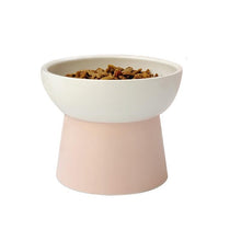 Load image into Gallery viewer, Candy Color Ceramics High Foot Pet Bowl - San Frenchie