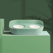 Load image into Gallery viewer, Bear Shaped Bone China Cat Bowl - San Frenchie