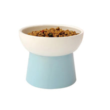 Load image into Gallery viewer, Candy Color Ceramics High Foot Pet Bowl - San Frenchie