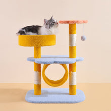 Load image into Gallery viewer, Flower Design Cat Climbing Tree