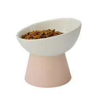 Load image into Gallery viewer, Candy Color Ceramics High Foot Pet Bowl - San Frenchie