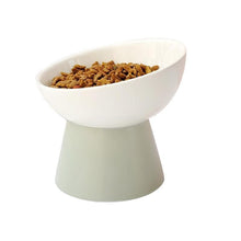 Load image into Gallery viewer, Candy Color Ceramics High Foot Pet Bowl - San Frenchie