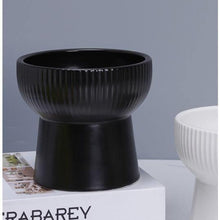 Load image into Gallery viewer, Elevated Anti-Slip Ceramic Cat Bowl - San Frenchie