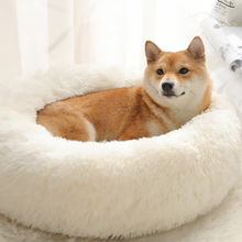 Load image into Gallery viewer, Donut Calming Bed for Dogs and Cats - San Frenchie