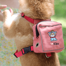 Load image into Gallery viewer, Personalized Embroidered Pet Backpack - San Frenchie
