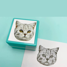 Load image into Gallery viewer, Custom Pet Portrait Stamp