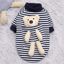 Load image into Gallery viewer, Pocket Teddy Bear Striped Dog Sweater Costume