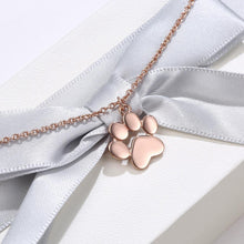Load image into Gallery viewer, Dog Paw Pendant Necklace - San Frenchie