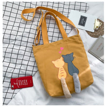 Load image into Gallery viewer, 3D Cat Canvas Bag