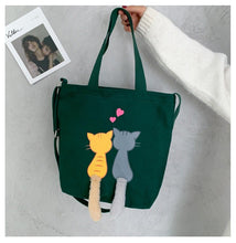 Load image into Gallery viewer, 3D Cat Canvas Bag