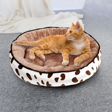 Load image into Gallery viewer, Cute Round Pet Bed