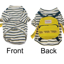 Load image into Gallery viewer, Tee Shirt w/ attached Backpack for Dogs - San Frenchie