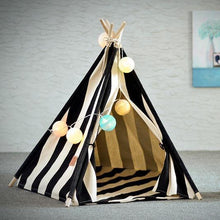 Load image into Gallery viewer, Pet Teepee House w/ FREE Cushion - San Frenchie