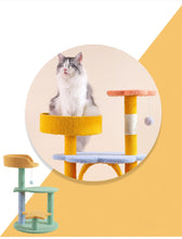 Load image into Gallery viewer, Flower Design Cat Climbing Tree