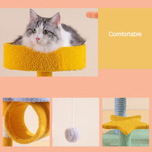 Load image into Gallery viewer, Flower Design Cat Climbing Tree