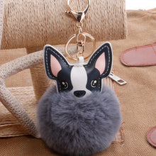 Load image into Gallery viewer, Pompom Key Chain - San Frenchie