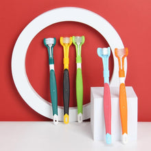 Load image into Gallery viewer, 5 Pcs Three Sided Pet Toothbrush - San Frenchie