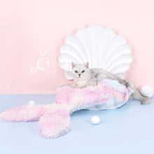 Load image into Gallery viewer, Mermaid Tail Soft Cat Bed - San Frenchie