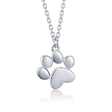 Load image into Gallery viewer, Dog Paw Pendant Necklace - San Frenchie