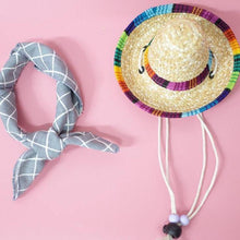 Load image into Gallery viewer, Summer Straw Hat (w/ FREE Scarf) - San Frenchie