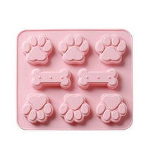 Load image into Gallery viewer, Puppy Dog Paw and Bone Silicone Molds - San Frenchie